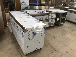 บริการบาร์เทนเดอร์เคลื่อนที่ยอดนิยม ผลิตจากสแตนเลส 201/304 สถานีบาร์เทนเดอร์แบบพับได้ ลดราคา - Product Image 4