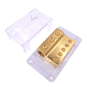 Xe khuếch đại âm thanh sửa đổi Ba đầu vào năm đầu ra năm mặt đất đồng vít kết nối <span class=keywords><strong>Splitter</strong></span> hộp Hub <span class=keywords><strong>Splitter</strong></span> mô hình - Product Image 3