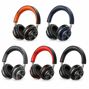 Auriculares inalámbricos supraaurales plegables estéreo para teléfono móvil y PC con 5 opciones de color - Product Image 1