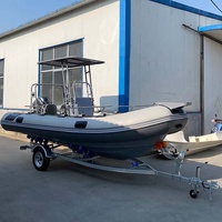 Nouveau bateau rigide en aluminium de qualité supérieure Rib Boat Hypalon Rib Boat pour les sports nautiques océaniques