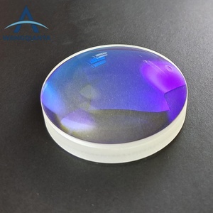 Lente Acromatica Cementata in Vetro Ottico Standard, Lente Piano-Convessa per Obiettivo di Telescopio - Product Image 1