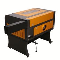 Máquina de Grabado Láser de CO2 de Alta Precisión de 50W, Nueva, 400*400mm, LAS/AI, para Cuero, Madera, Acrílico, Piedra, Plástico, Vidrio