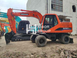 Escavadeira Doosan Usada DH150W-7 Doosan 140 150 130 bom Escavadeira De Rodas Usada Doosan Dh150w Escavadeira De Rodas - Product Image 5