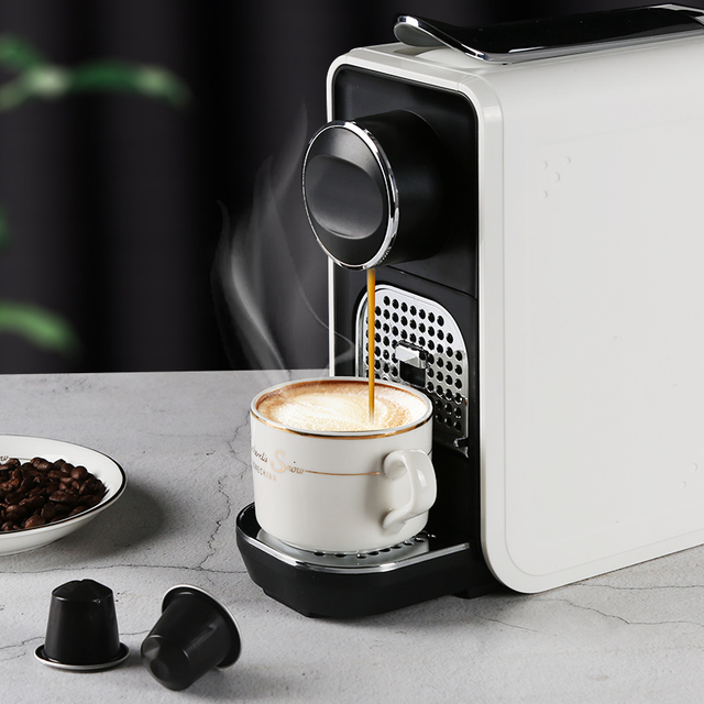 Compatible Nespresso Pod Coffee Machine Home Office Capsule Coffee Maker for Home