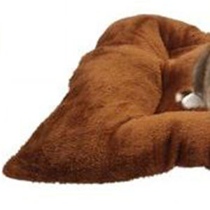 Juego de 3 Camas para Perro de Terciopelo de Algodón Shu (Tallas S+M+L), Color Rojo Marrón, Camas de Lujo para Mascotas - Product Image 6