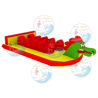 Nouveau style de bateau gonflable tractable Dragon, toboggan gonflable tractable