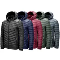 Burbuja puff acolchado impreso coatde chaqueta softshell al aire libre chaqueta jaket con cremallera de invierno caliente de los hombres chaqueta