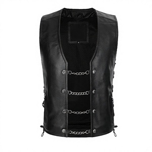Gilet en cuir respirant pour homme, haute qualité, personnalisé, pour l'hiver, vêtements d'extérieur décontractés, service OEM - Product Image 2