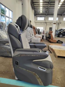 Asiento <span class=keywords><strong>de</strong></span> Coche <span class=keywords><strong>de</strong></span> Cuero Eléctrico <span class=keywords><strong>de</strong></span> Lujo VIP con Reposacabezas y Reposapiés Eléctricos para Conversión <span class=keywords><strong>Maybach</strong></span> Carnival SPRINTER Quest Ram Van - Product Image 3