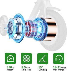 Monopattino Elettrico per Adulti OBX EB8501Z Potente Pieghevole E-Scooter con Batteria Rimovibile Ciclomotore per la Mobilità Fornitura all'Ingrosso dalla Cina - Product Image 2