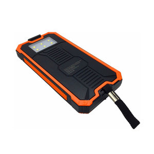 Không Thấm Nước 20000Mah Kép Usb Năng Lượng Mặt Trời Ngân Hàng Điện Với Đèn Flash Ánh Sáng <span class=keywords><strong>Torch</strong></span> Back Up Năng Lượng Mặt Trời Mobile Charger Ngân Hàng Điện - Product Image 2