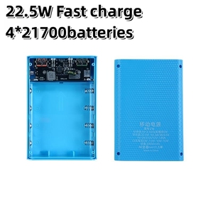 Alimentatore Mobile staccabile 4*21700 batterie 22.5W ricarica rapida scatola batteria di ricarica Wireless Kit Display fai da te - Product Image 5