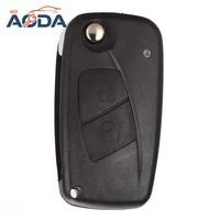 Coque de clé de voiture pliable OEM 2/3 boutons, télécommande intelligente pour Fiat, directement de l'usine