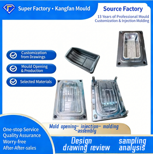 Molde de Inyección de Plástico para Uso Doméstico, Material PP/PE, Base de Molde de Acero P20/718, Sistema de Canalización HASCO, Fabricante de Moldes Kangfan - Product Image 1