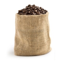 Sac à cordon cadeau en toile de Jute hessien, Logo personnalisé, sacs d'emballage de café et thé en Jute Beige doux à vendre