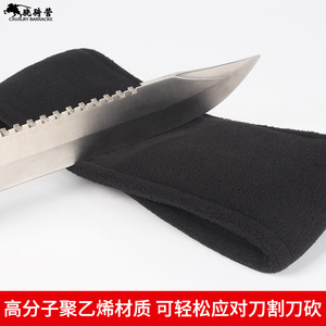 Protecteur de cou résistant aux coupures, matériau en polyéthylène Pe, équipement de protection flexible noir pour une utilisation en toute sécurité - Product Image 4