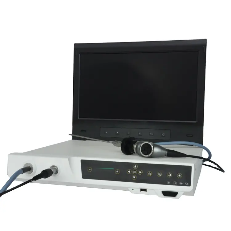 IKEDA endoskop portabel Full HD, semua dalam satu dengan sumber cahaya LED YKD-9101