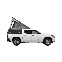 Tente de toit rigide ABS à armature droite, auvent en tissu Oxford imperméable, pour 1 à 3 personnes, quatre saisons, ouverture rapide automatique pour voiture