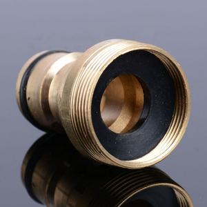 Raccord de <span class=keywords><strong>robinet</strong></span> de cuisine en laiton, connecteur rapide fileté des deux côtés - Product Image 3