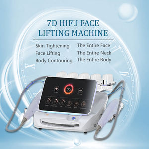 Dernière machine Hifu 7D 20000 impulsions <span class=keywords><strong>anti</strong></span>-<span class=keywords><strong>rides</strong></span>, lifting du <span class=keywords><strong>visage</strong></span>, raffermissement de la peau, amincissement corporel pour salon, spa, formation, <span class=keywords><strong>brosse</strong></span> de nettoyage du <span class=keywords><strong>visage</strong></span> - Product Image 1