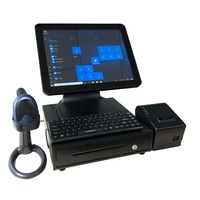 15 pouces P o s Machine Android tout en un système P o s Machine de paiement en espèces Machine électronique Caisse enregistreuse automatique