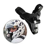 Support de casque noirs pour gopro, porte-casque de Moto, support menton, caméra, accessoire, nouveau
