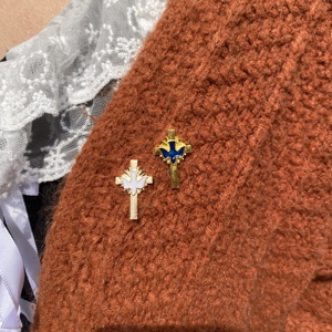 Broche Ortodoxo de Iglesia, Regalo Conversus, Pin de Solapa Dorado, Broche Esmaltado de Pájaro, <span class=keywords><strong>Paloma</strong></span> Blanca, Espíritu Santo, Cruz - Product Image 6
