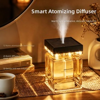 Diffuseur d'arômes intelligent lumineux de 500 ml, activé par la voix, lumière et ombre réglables, intensité réglable, parfum d'intérieur longue durée