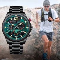 Montre à quartz pour homme CURREN 8395, très vendue, bracelet en acier inoxydable, date automatique, montre-bracelet étanche, montre tendance pour homme