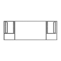 Fenêtres et portes en aluminium pour maisons, grand puits de lumière coulissant avec verre blindé, auvent en aluminium, fenêtre à double vitrage