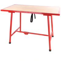 Banc de travail en bois pliable résistant, Tableau de banc de travail de planche de bois