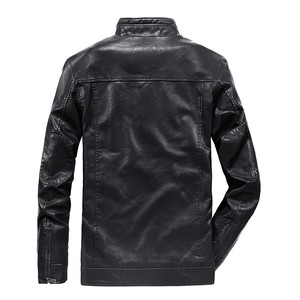 Giacca di pelle da uomo di alta qualità all'ingrosso giacca di Bomber Casual di nuovo Design per giovani uomini - Product Image 2