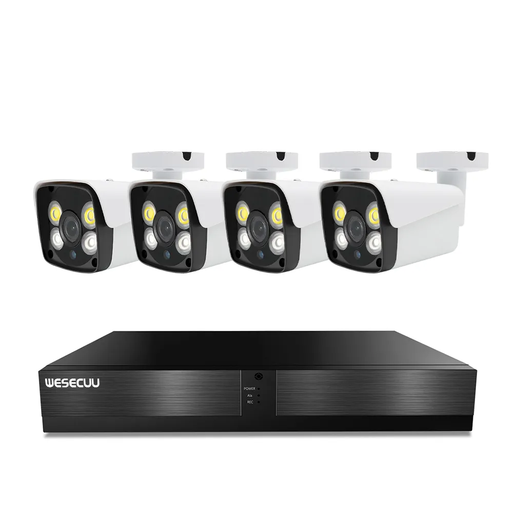 WESECUU Factory DVR NVR system 2MP 3MP 4MP 5MP 8MP 4K Dome Bullet Fisheye AHD POE IP WIFI Baby Pet CCTV camera security camera