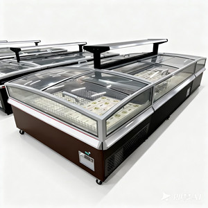 <span class=keywords><strong>Vitrina</strong></span> Refrigerada Comercial con Cortina de Aire para Frutas, Verduras y Bebidas - Product Image 3