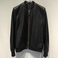 Veste en cuir d'agneau noir véritable pour homme, style baseball classique, décontractée, respirante, simple et élégante