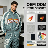 Ensemble survêtement homme coupe-vent zippé en nylon, patchwork color block, réfléchissant 3M, pour sportswear, fabriqué sur mesure
