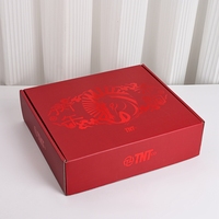Boîtes plates en carton ondulé écologique recyclable avec logo, emballage d'expédition, boîte en kraft pour vêtements