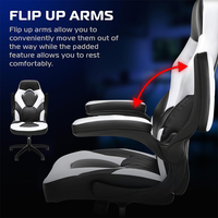 Chaise de bureau et de gaming OEM personnalisée promotionnelle du fabricant avec accoudoirs articulés