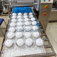 Machine automatique de remplissage et de décoration pour pâtisseries, desserts, pains, beignets, chocolats, confitures, crèmes et gâteaux de riz