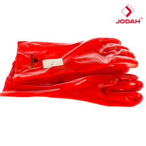 Gants industriels Delta Plus PVC7335, protection de l'avant-bras, résistants aux produits chimiques, aux acides et aux solvants, ambidextres, imperméables, fermeture à enfiler - Product Image 4