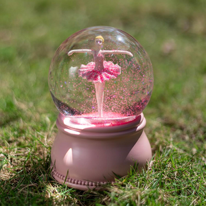 Globo de Nieve Musical Giratorio Personalizado con Bailarina Navideña, Adorno de Lujo, Regalo de Cumpleaños, Recuerdo de Resina para Niñas - Product Image 2