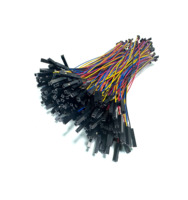 Cable Jumper Dupont Hembra-Hembra Personalizado de 2.54mm de Paso, Aislado con PVC, Multicolor, 10/20/30cm/Largo Personalizado para Protoboard