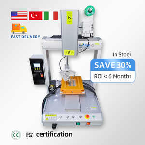 Robot <span class=keywords><strong>de</strong></span> Soldadura <span class=keywords><strong>de</strong></span> Doble Cabezal Eficiente <span class=keywords><strong>de</strong></span> 1.2 Segundos Xiaomao, Nueva Tecnología, Componentes Centrales <span class=keywords><strong>de</strong></span> Motor PLC, Reemplaza a 2 Trabajadores, 500mm/s - Product Image 1