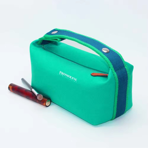 Canvas Handle <b>Makeup</b> Organizer Portable Skincare <b>Storage</b> Zipper Case Women Travel Beauty Utility Holder Large Capacity Accessory - Product Image 1