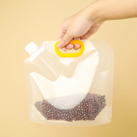 Conteneur d'eau pliable en plastique transparent de qualité alimentaire pour le camping, la randonnée, le sac à dos, les situations d'urgence, 1,3 gallon