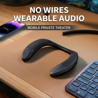 Nuevo Altavoz Inalámbrico de Banda para el Cuello, Portátil, Compacto, Reproductor de Audio, Sonido Estéreo con Bajos Profundos, Llamadas Nítidas