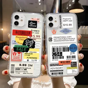 Étuis de téléphone transparents et esthétiques pour iPhone 11 Coque iPhone 11 13 12 14 Pro Max X XS XR 7 8 Plus SE 2022 2020 iPhone11 Soft TPU Covers