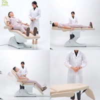 Fauteuil inclinable électrique, lit de soin électrique pour salon de beauté, table d'examen médical multifonctionnelle pour clinique dentaire et esthétique