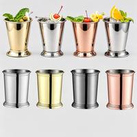 Gobelet à Julep à la menthe en acier inoxydable, design créatif, avec isolation thermique et conception durable, 400 ml, pour les fêtes et la bière