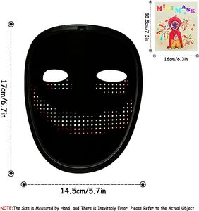 孩子们为万圣节狂欢、生日和化妆舞会点亮面具 - Product Image 2